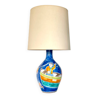 Lampe en céramique vintage par Giovanni De Simone, 1970's, Italie