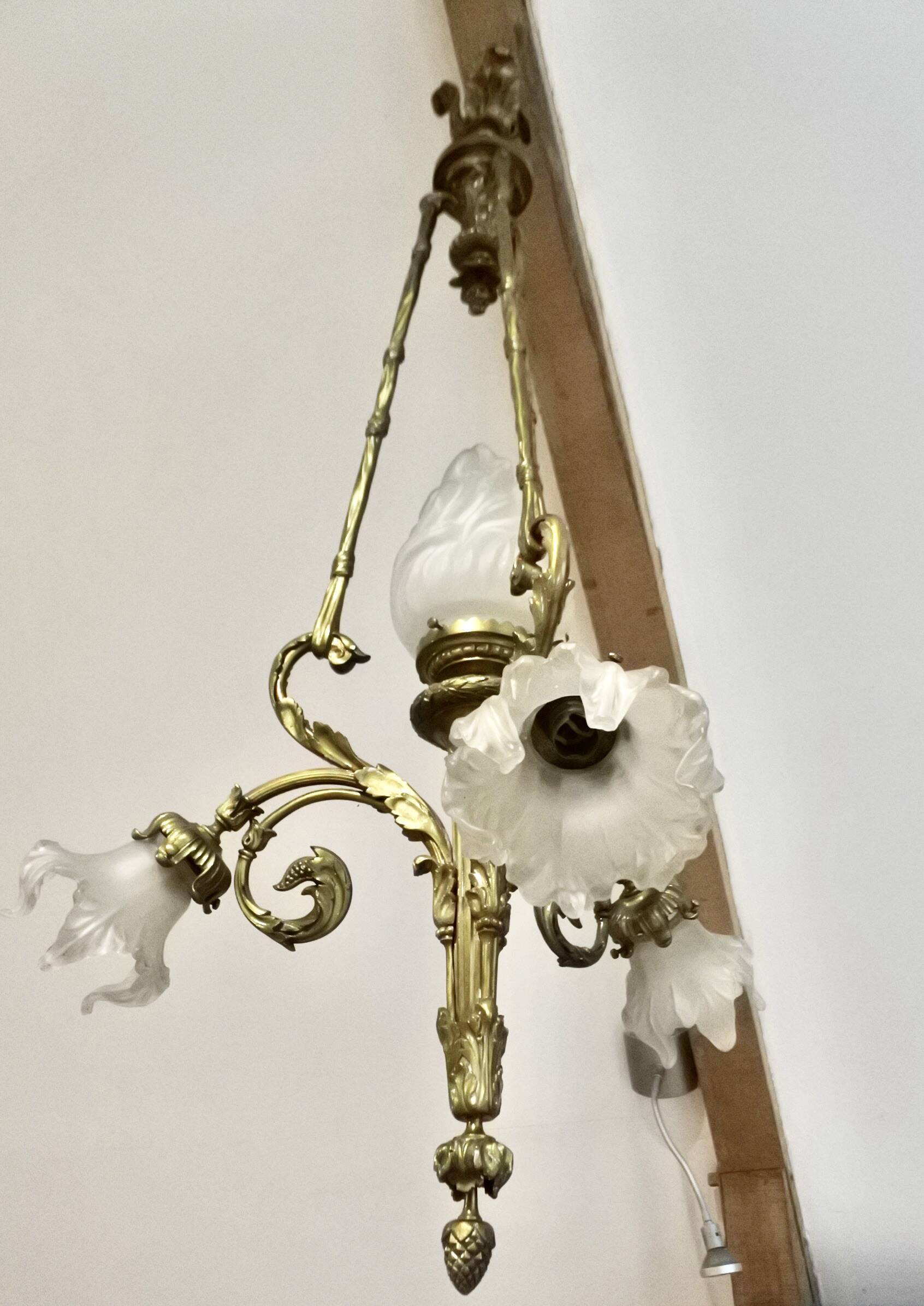 19th Century Ormolu Bronze Chandelier