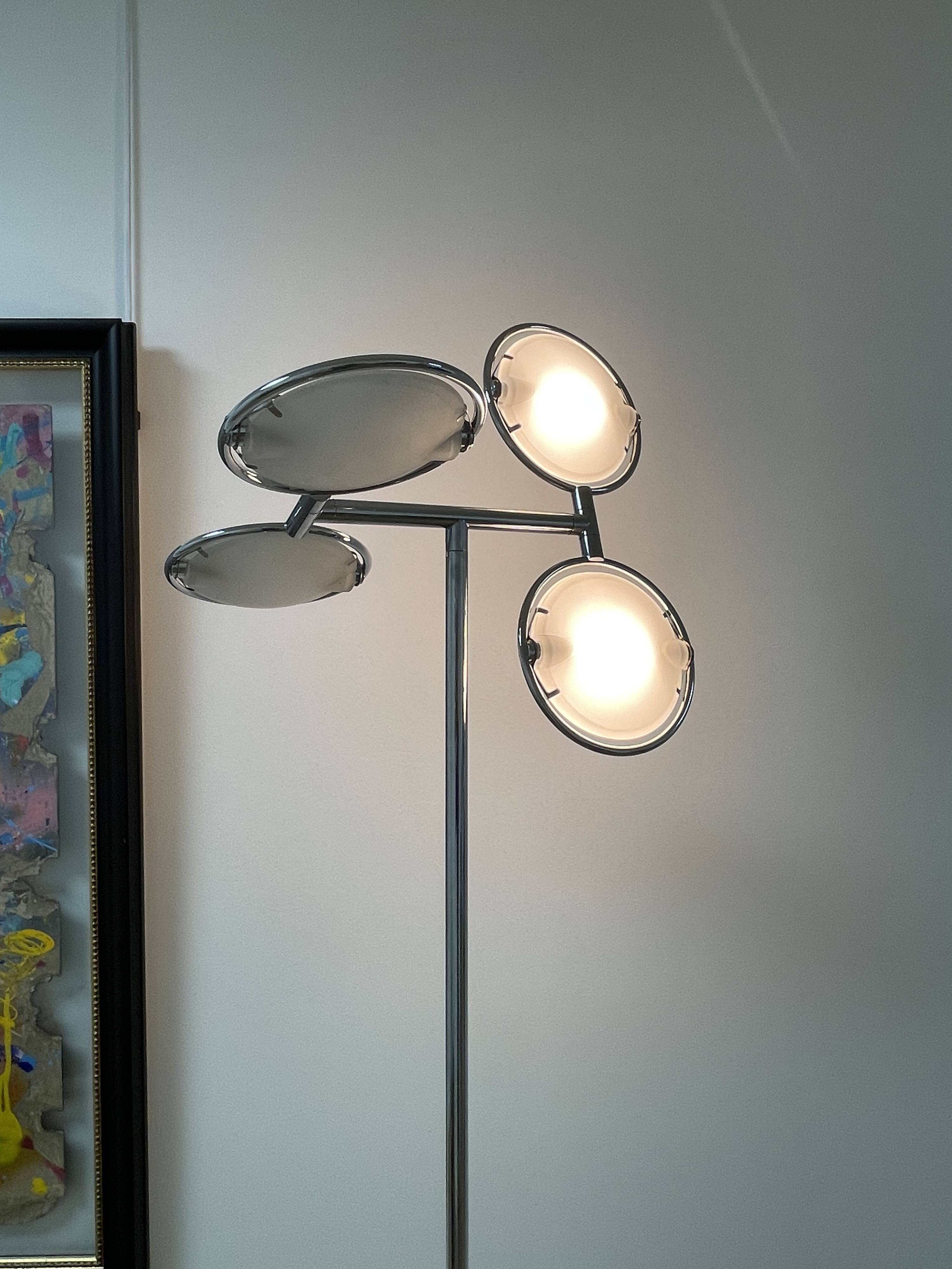 Nobi 4 model floor lamp by FontanaArte, 1990s