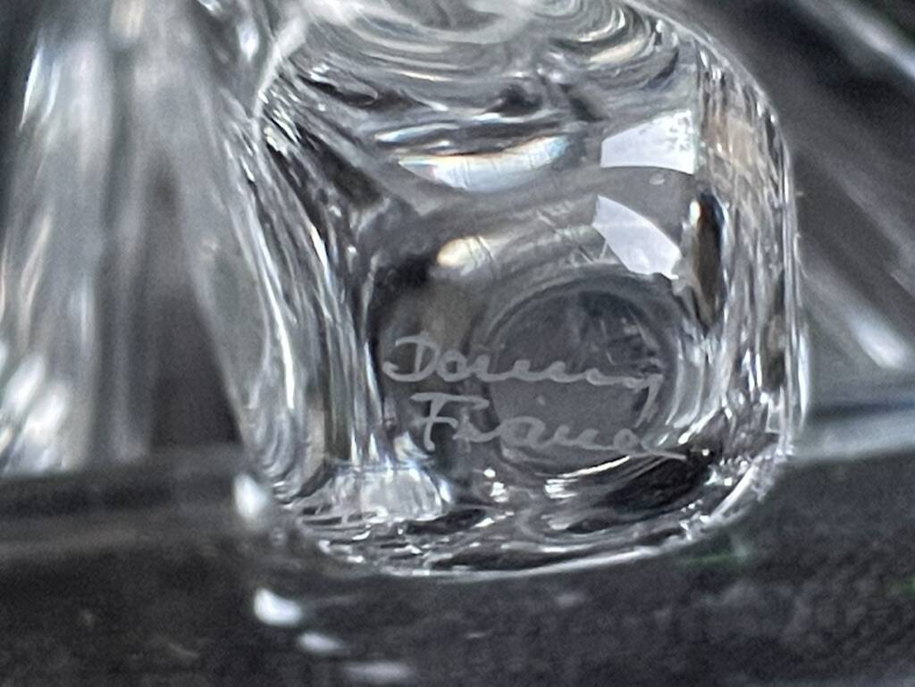 Daum France knife holder - Crystal