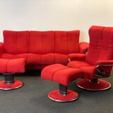 Ekornes Stressless Soul & Blues Suite – in Red Alcantara