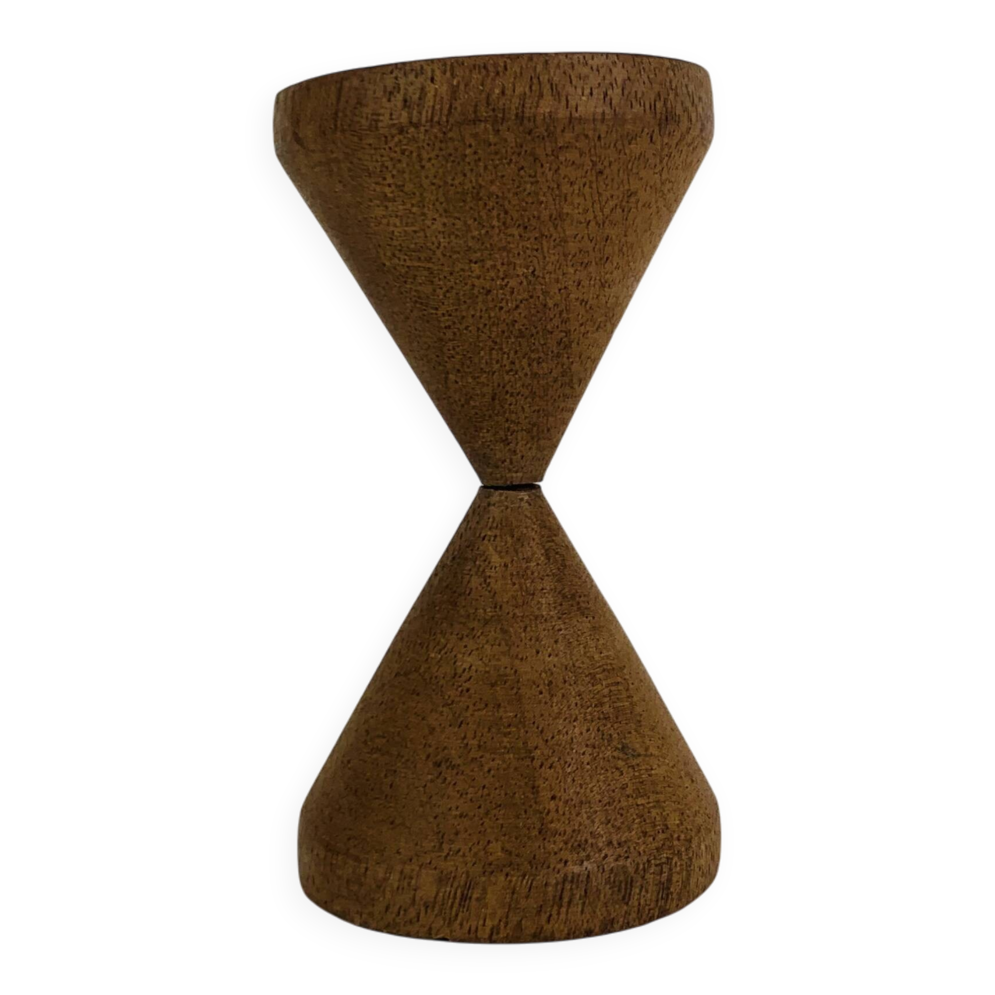 Scandinavian diabolo sculpture teak 1960s