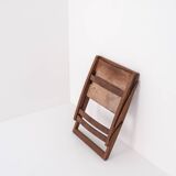 Rare folding stool by Peter Hvidt & Orla Mølgaard-Nielsen for Ludvig Pontoppidan, Denmark 1959