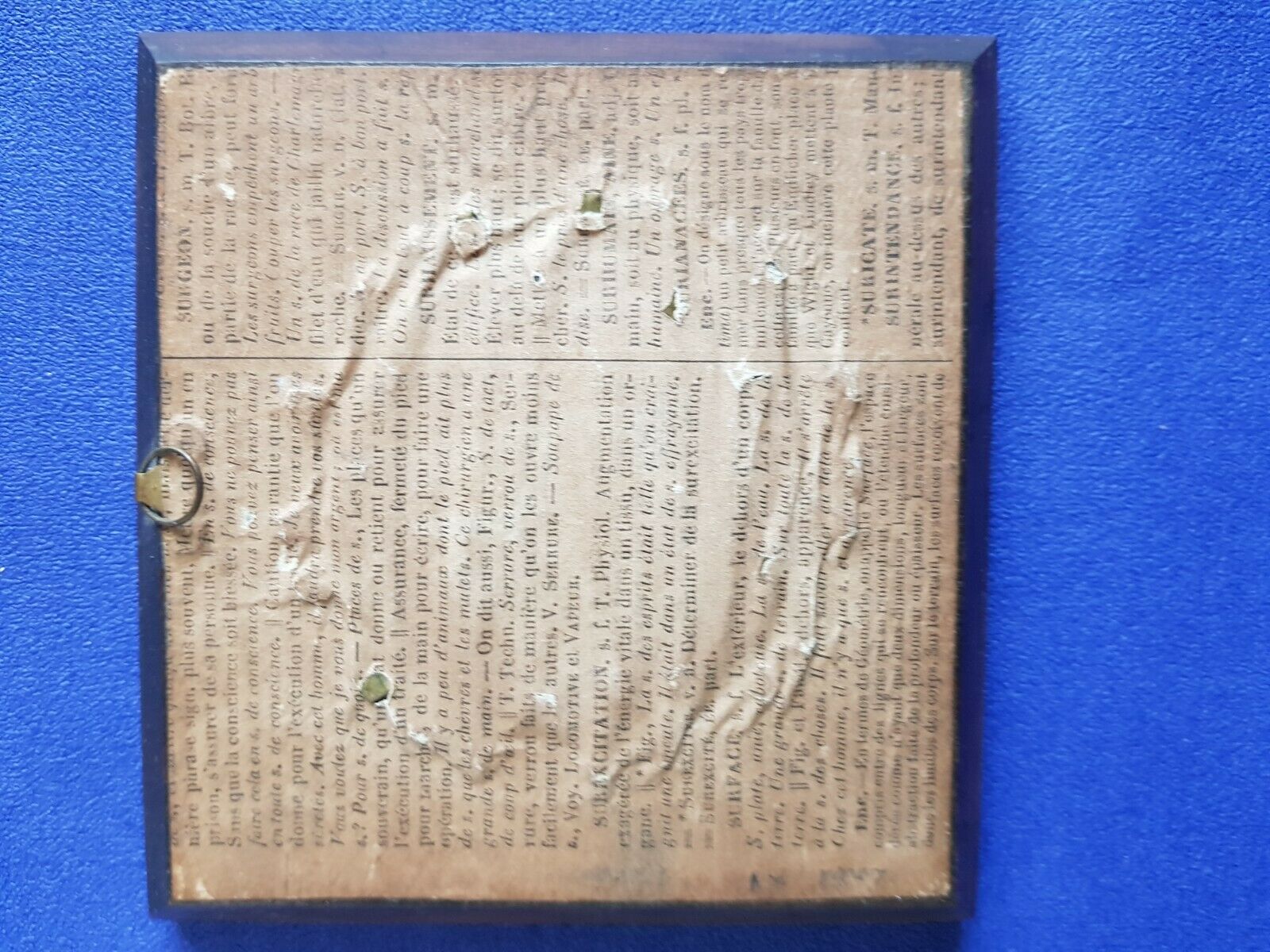 Ancienne peinture miniature signée du XIXème