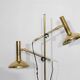 Danish design brass floor lamp, 1970