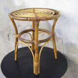Set de deux mobiliers rotin enfant