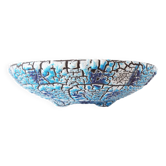 Large ceramic dish Fat lava Vallauris