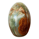 Onyx egg bookends circa 1970