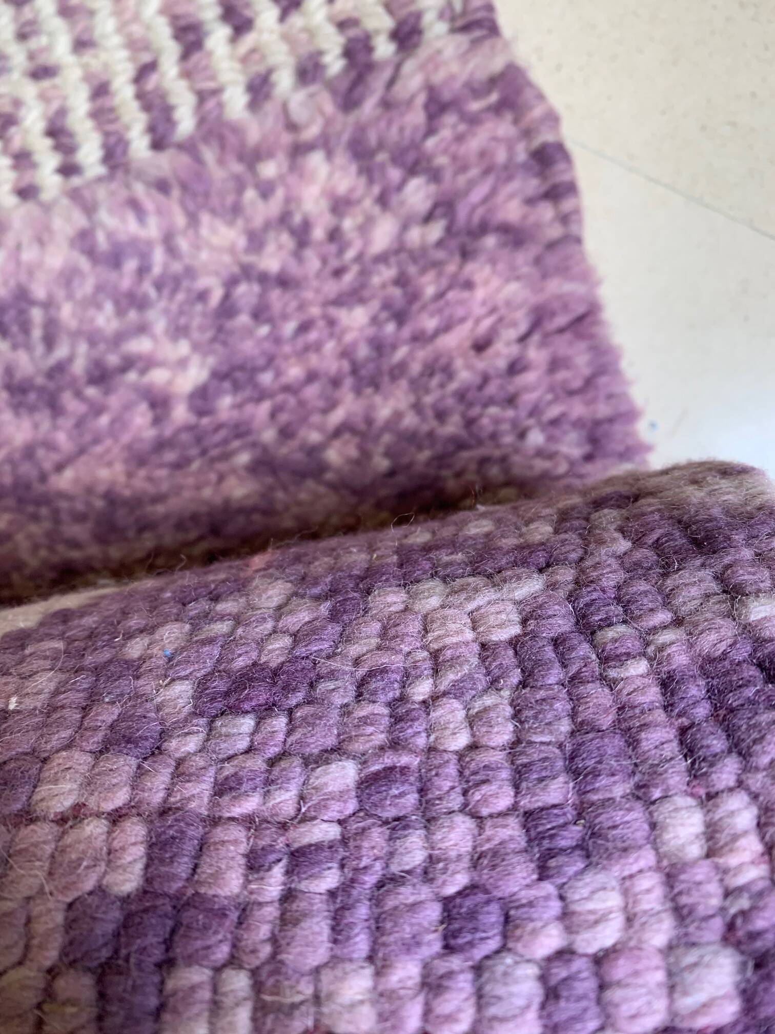 Moroccan Berber rug "Boujaad" pure wool hand-woven