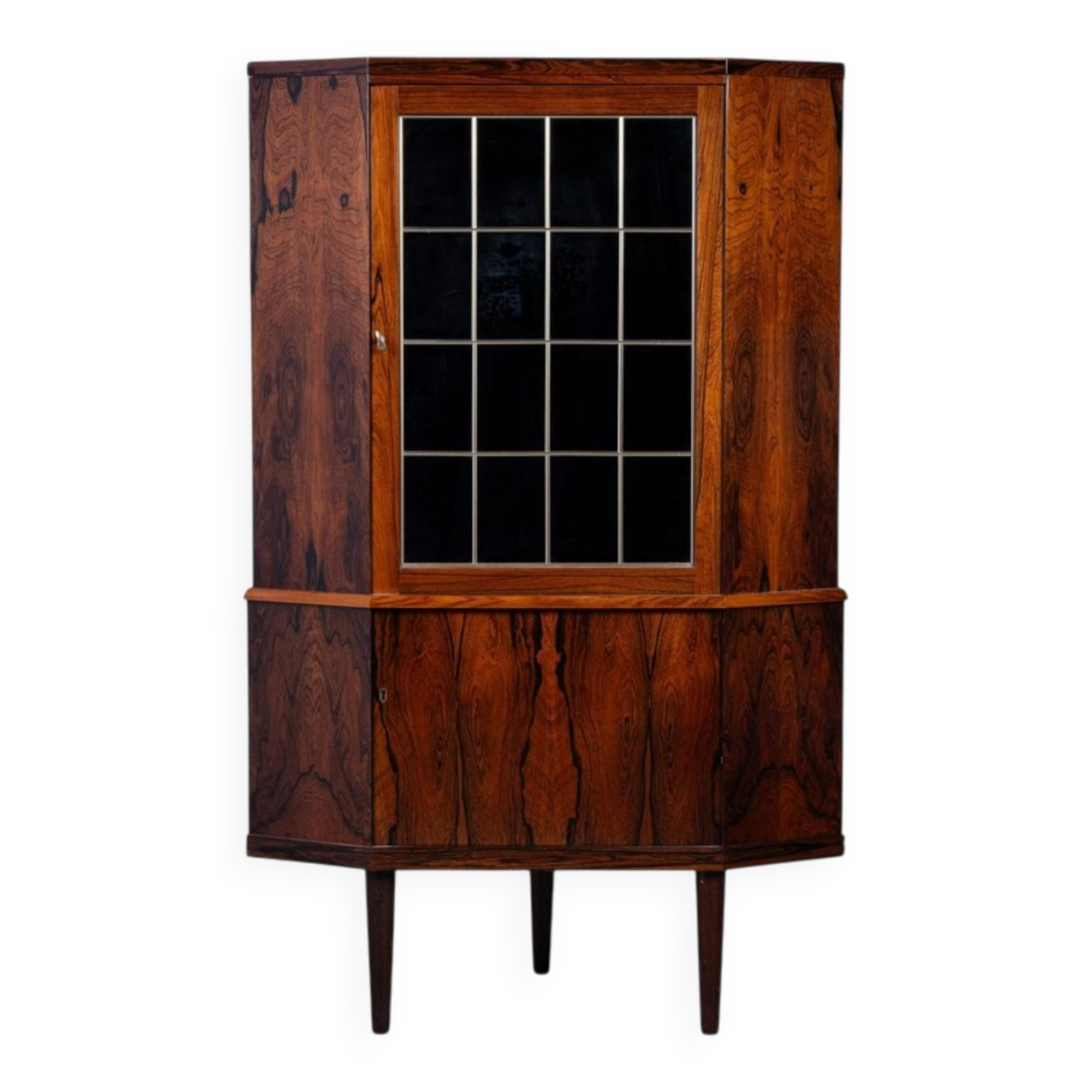 Meuble de Bar d'Angle Mid-Century en Palissandre, Danemark, 1960s