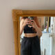 Rattan mirror