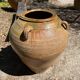 Ancient terracotta pottery jar