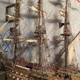 Model of a Royal Navy ship