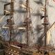 Model of a Royal Navy ship
