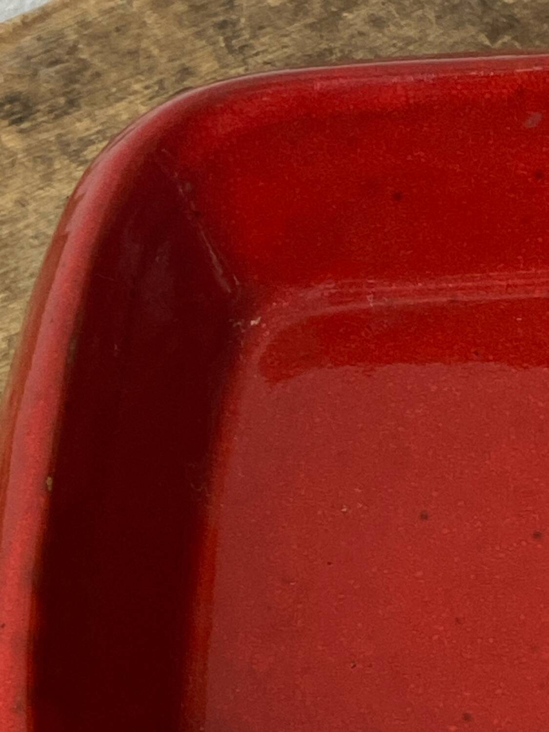 Glazed ceramic dish
