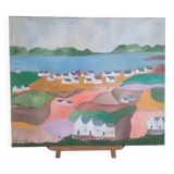 Brittany seaside and landscape painting