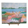 Peinture bord de mer et paysage de la Bretagne