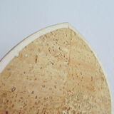 Wall light cork lotus flower