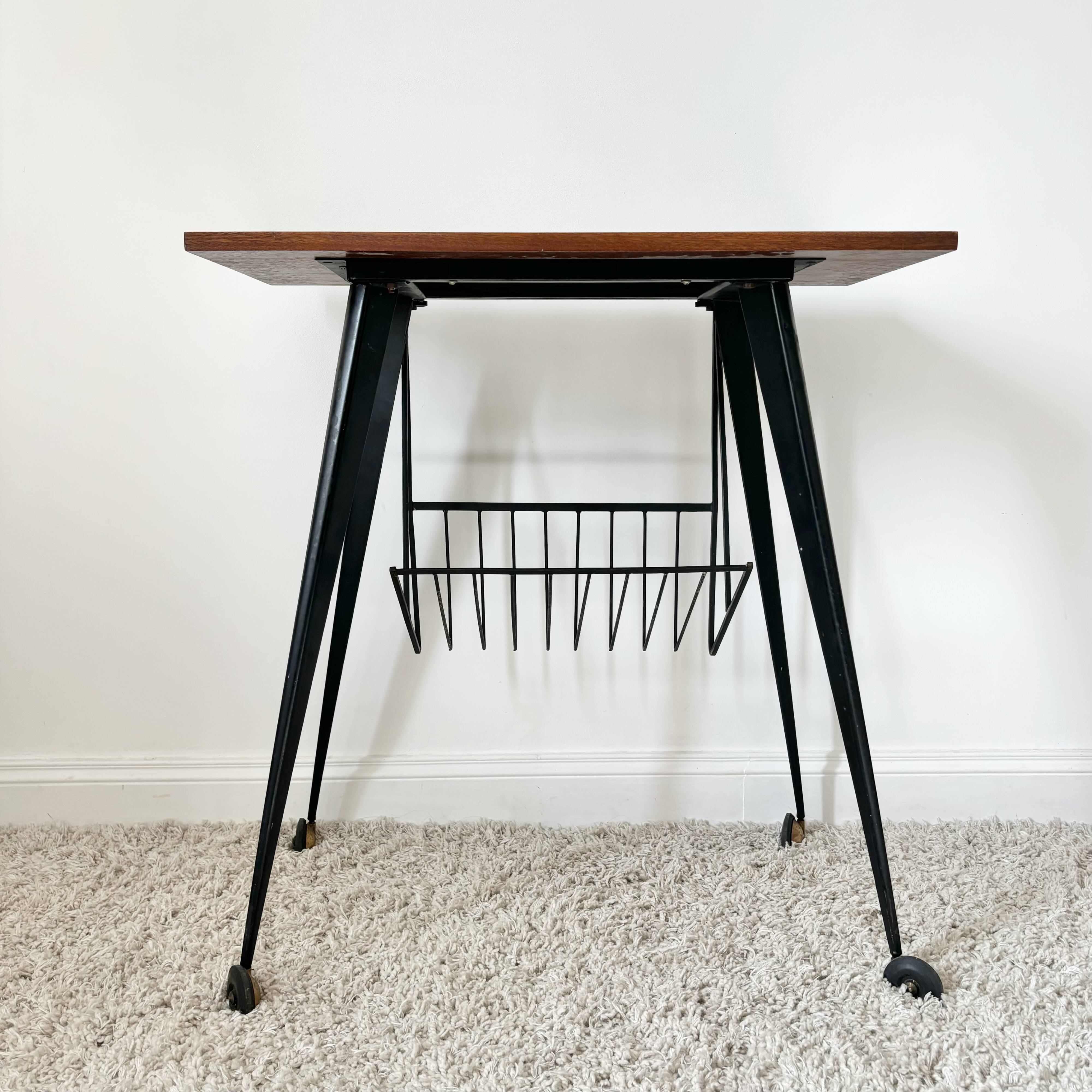 Vintage Console & Rolling Table