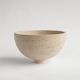 Travertine fruit bowl, centrepiece.