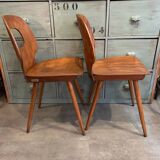 Pair of Baumann Eye Model Chairs 1950/60