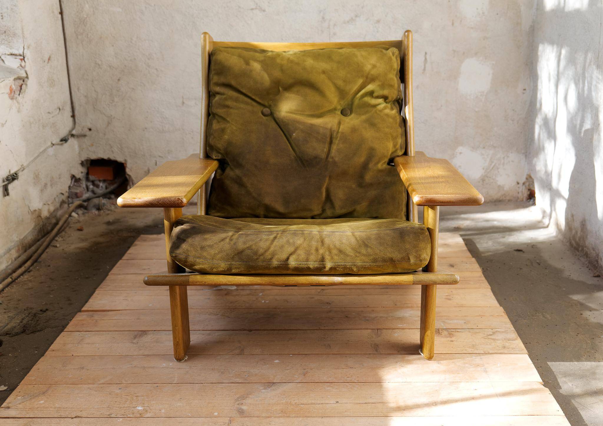 Scandinavian lounge chair Esko Pajamies “Pele” for Lepokalusto, Finland, 1970s