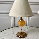 Pair of vintage murano glass lamp