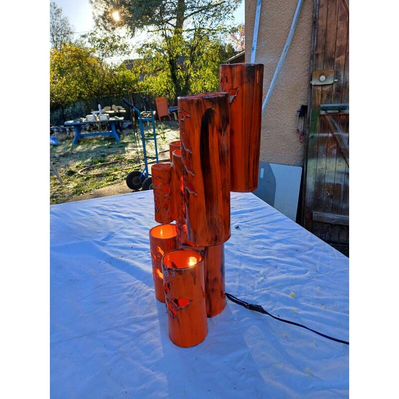 Vintage ceramic lamp from the 1950s/60s by Honoré Camos