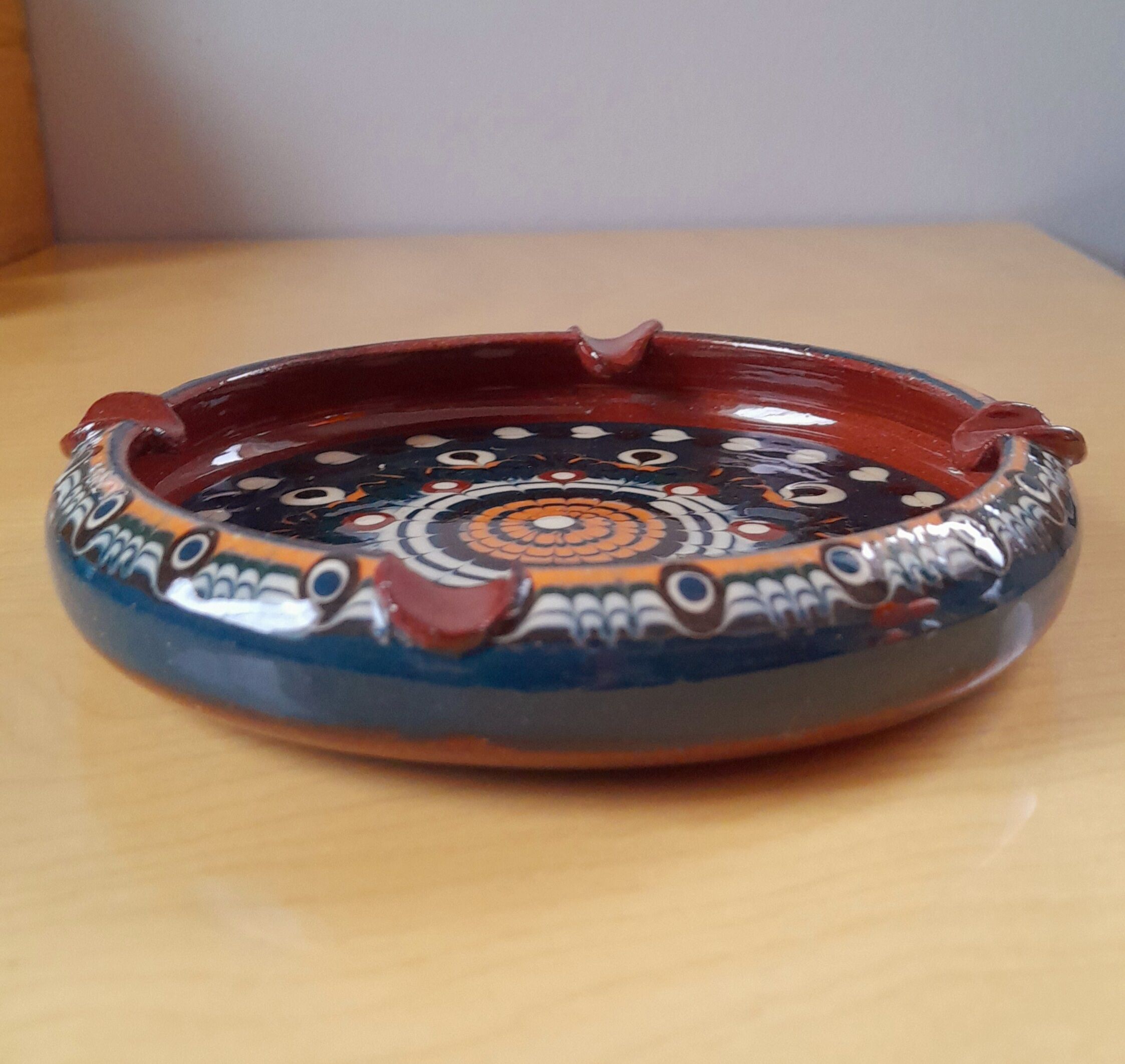 Ceramic ashtray 70s