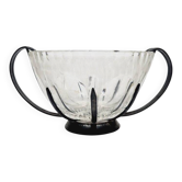 Art Deco sugar bowl from Hefra, Poland, 1970s