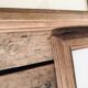 Duo cadres en pin, vitres recentes