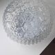 Molded glass ceiling light