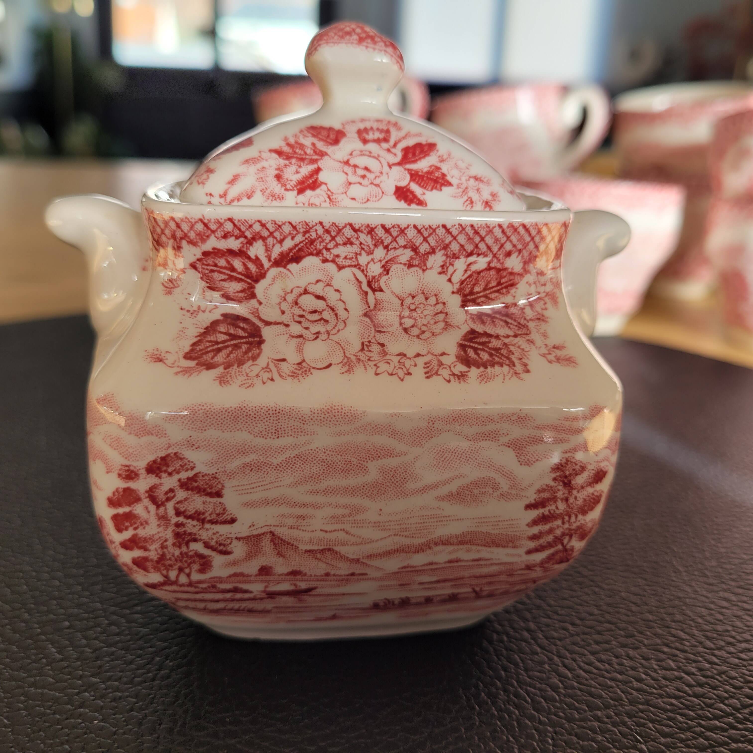 English porcelain coffee set 22 pieces