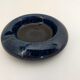 Vintage blue ashtray signed