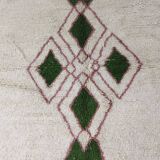 Handmade wool Berber rug 260 X 150 CM