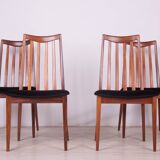 Chaises de salle à manger en teck du milieu du siècle par Leslie Dandy pour G-Plan, années 1960, lot de 4