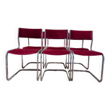 Set of 6 1970 Roche Bobois chrome chairs
