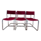 Suite de 6 chaises 1970 chromées Roche Bobois