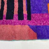 Handmade natural wool rug 250cm x 150cm