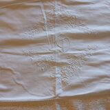 Antique embroidered duvet cover