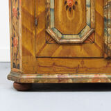 Cabinet de mariage en art populaire peint 1817