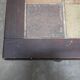 Vintage wood and ceramic coffee table