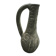 Large vintage ceramic pitcher vase – relief spiral decoration – no.