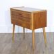 Commode vintage scandinave en teck et chene 1960