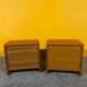 Pair of Danish mid-century teak bedside tables 1960s