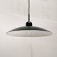 Postmodern vintage pendant lamp with counterweight by Metalarte, 1980s.
