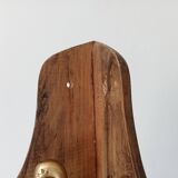 Antique wooden corner wall shelf