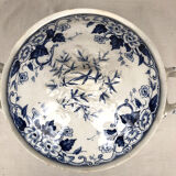 Soupière Creil & Montereau motif Flora