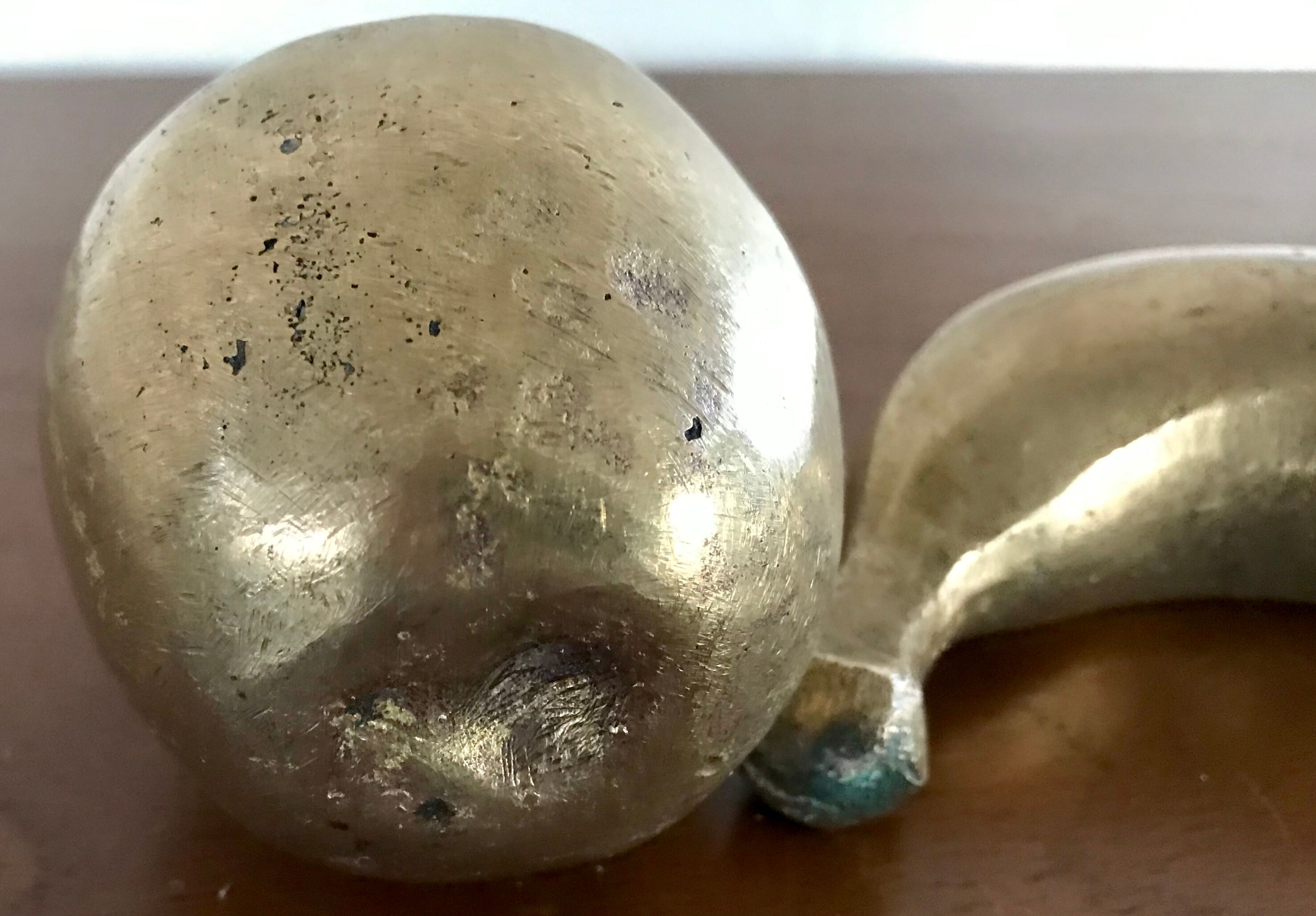 Gilded bronze paperweight