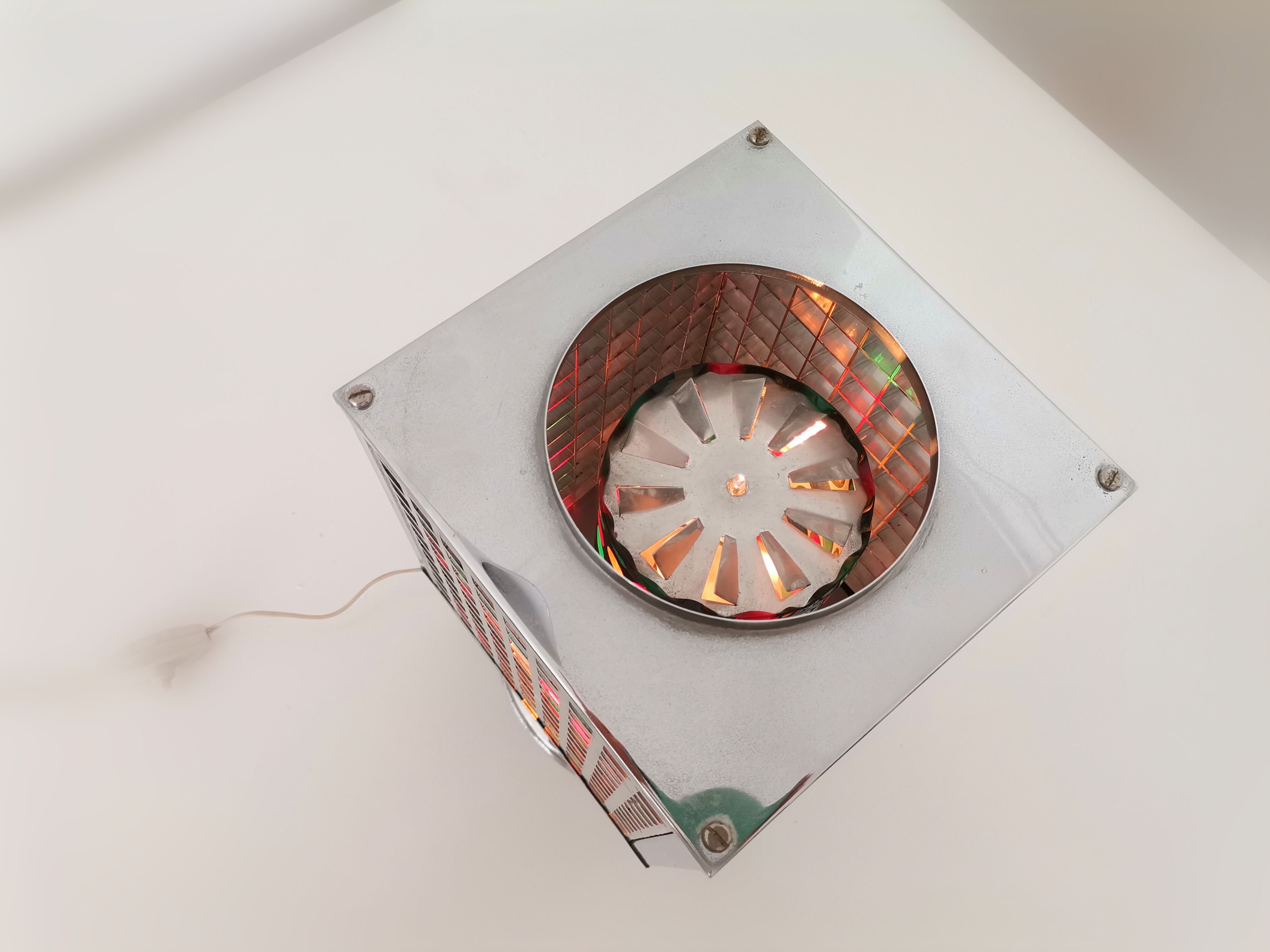 Vintage 1990s eclectic mood light lamp